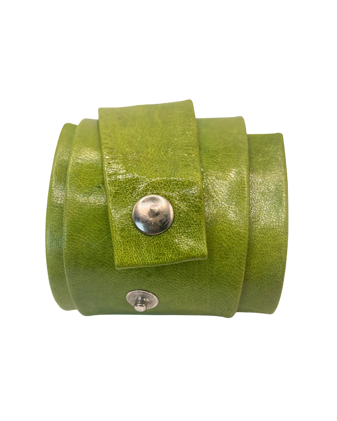 Sea Green Faux Leather Wrap Bracelet