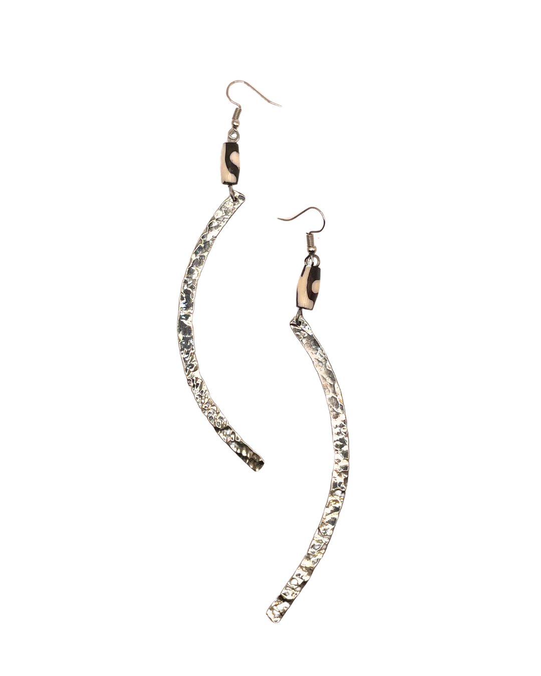 Brass/Bone Earring