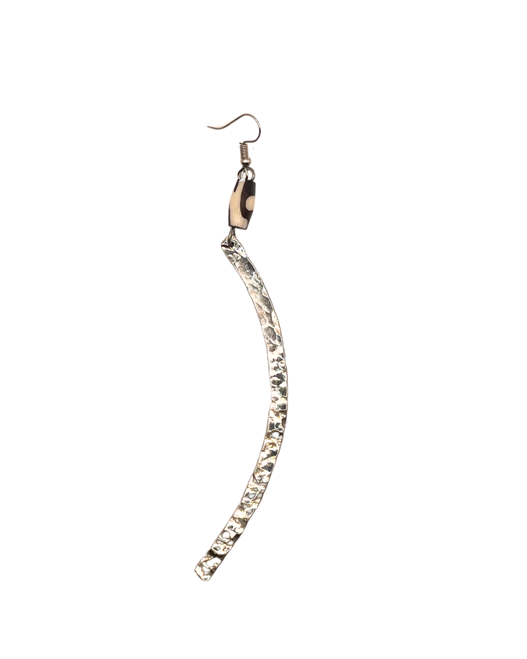 Brass/Bone Earring