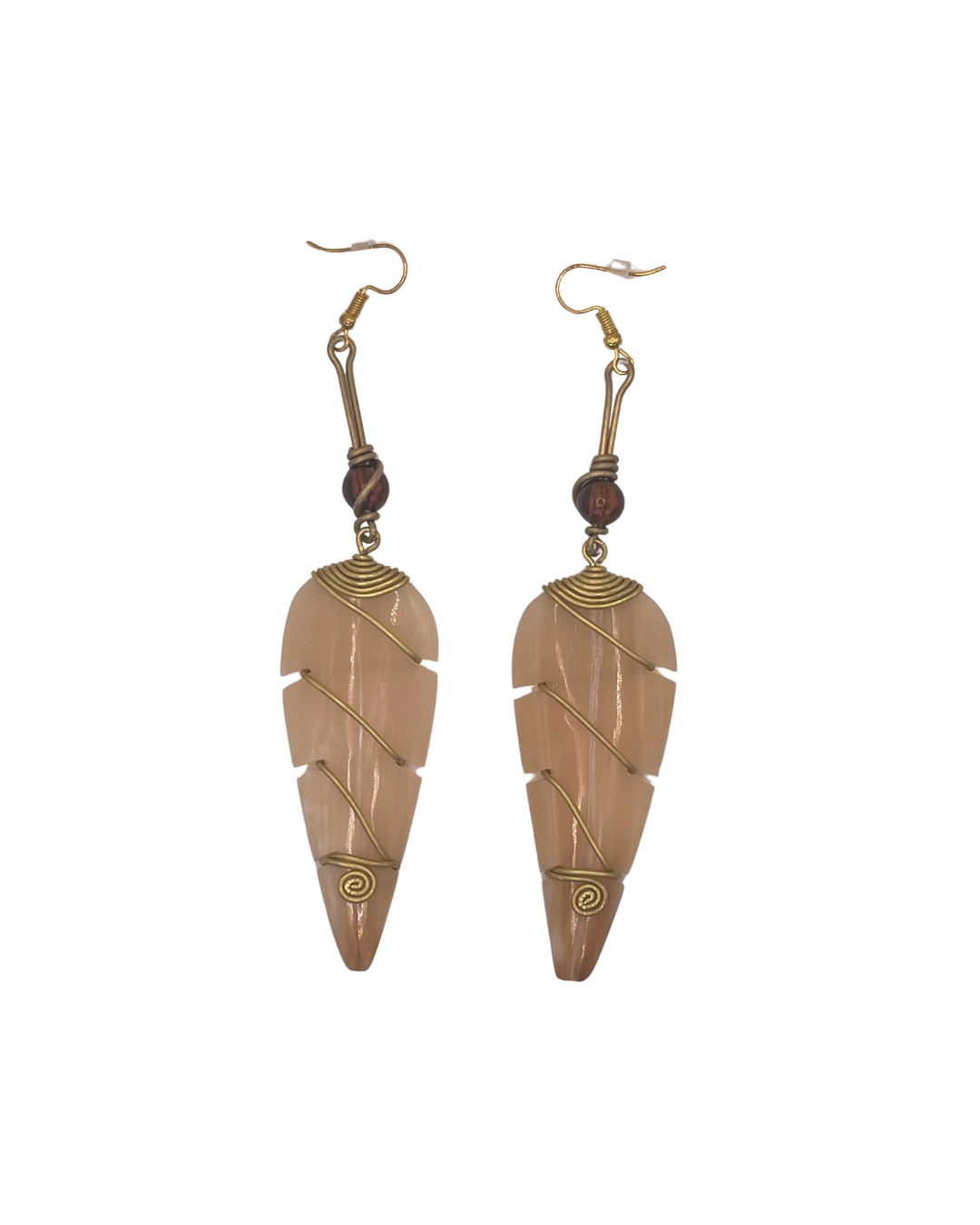 Long Cowhorn Earring