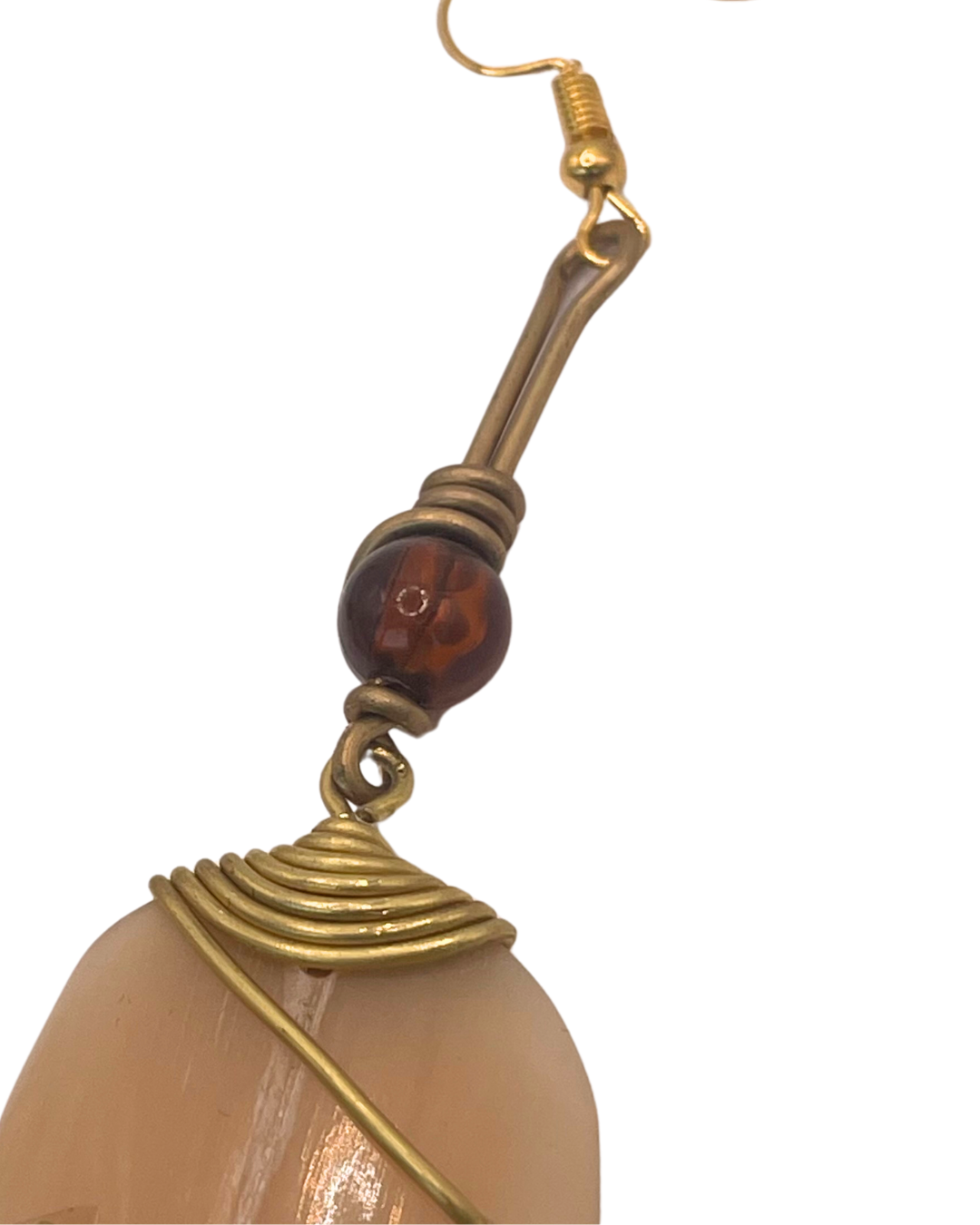 Long Cowhorn Earring