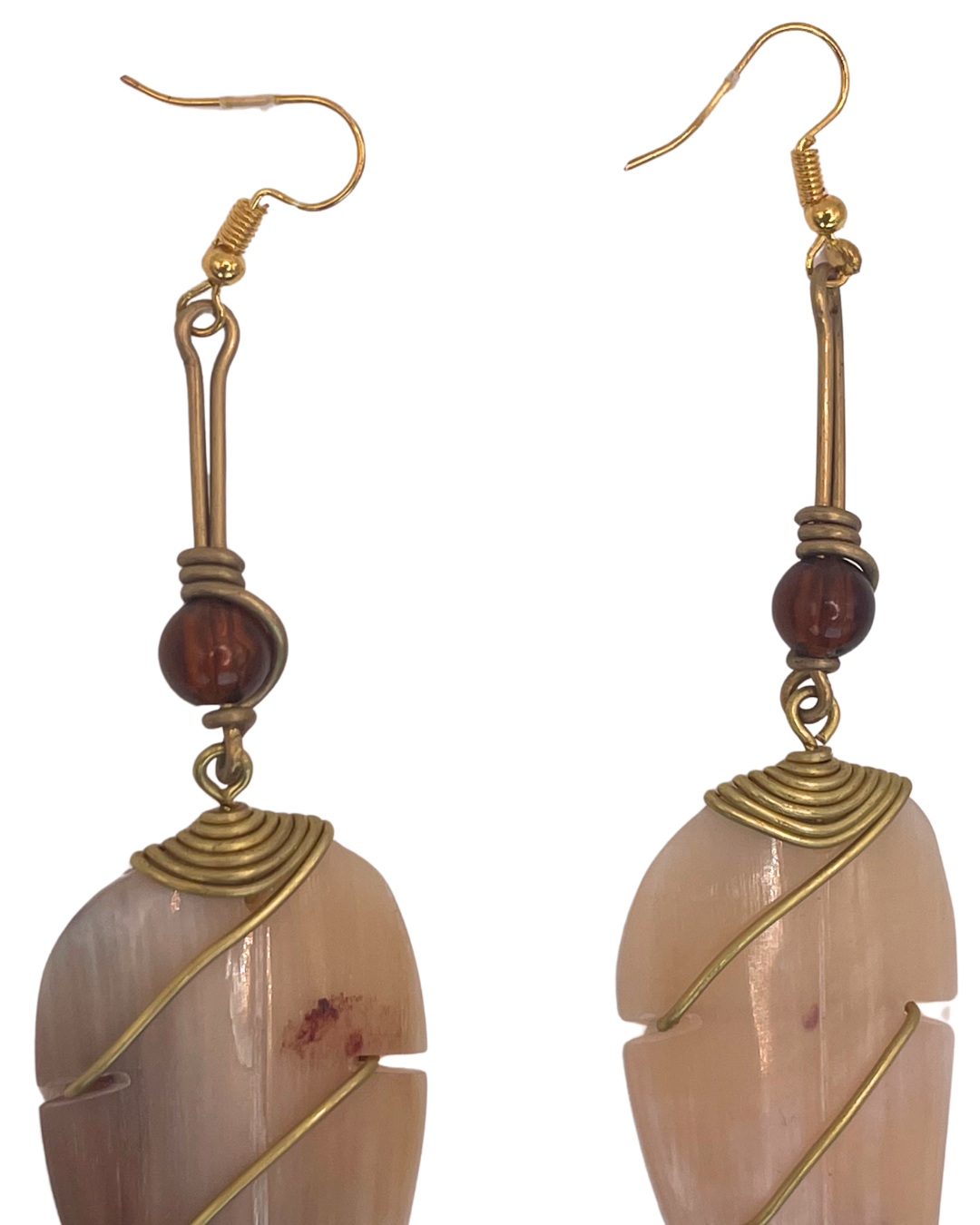 Long Cowhorn Earring