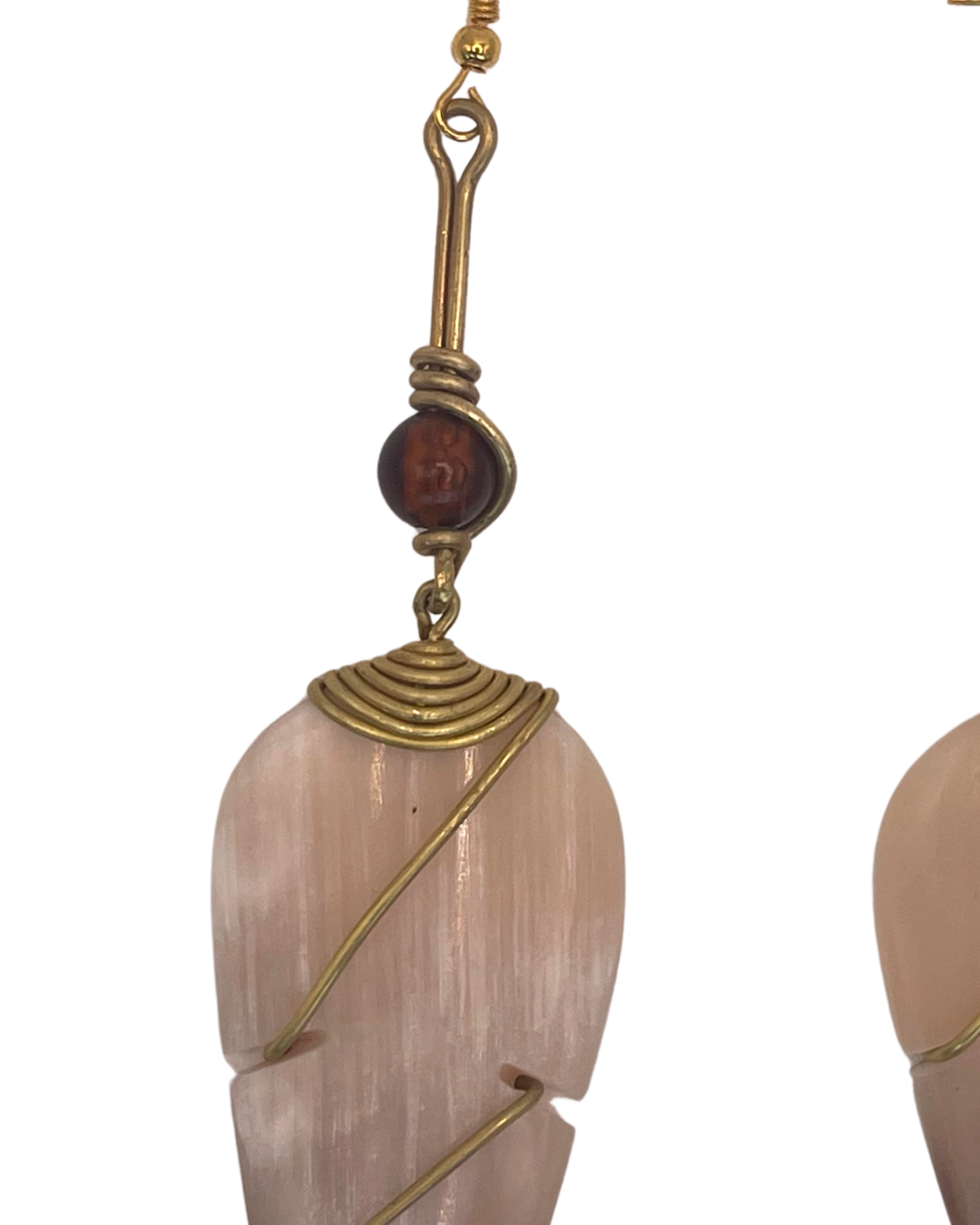 Long Cowhorn Earring