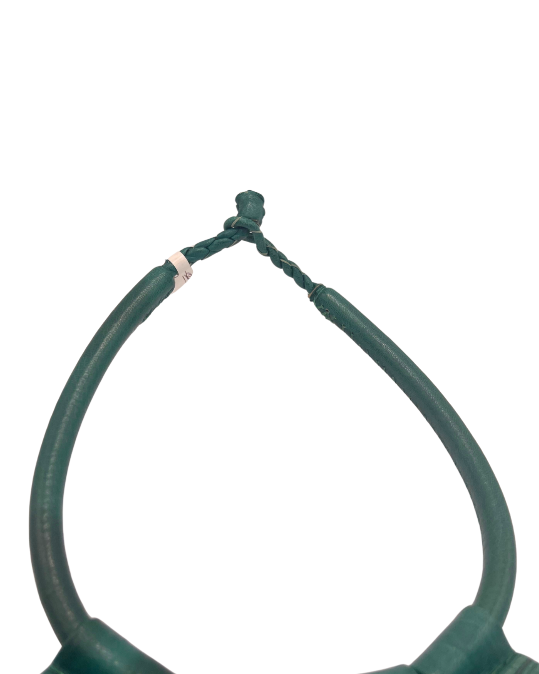 Five In One Green and Gold Adjustable Handmade Leather Necklace