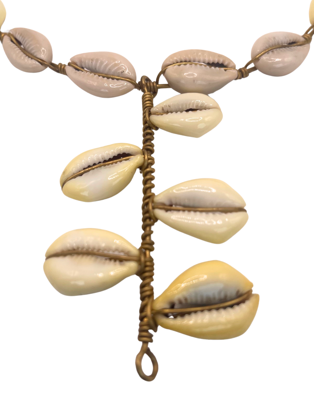 Handmade Cowrie Shell Choker Necklace