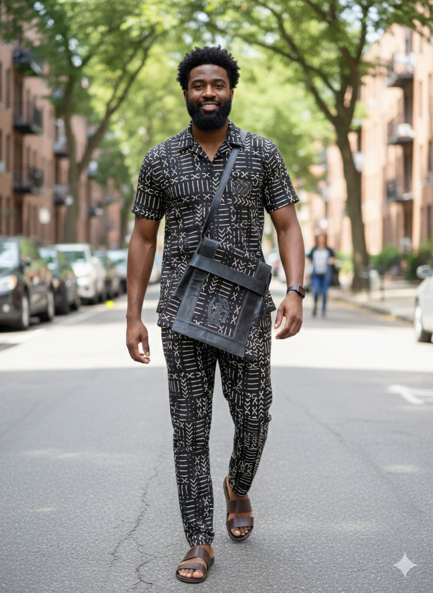 Leather messenger bags