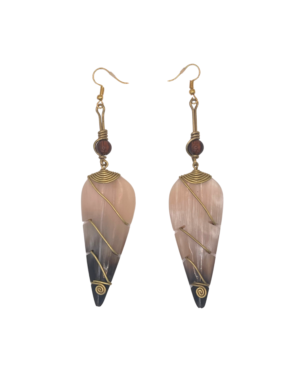 Long Cowhorn Earring