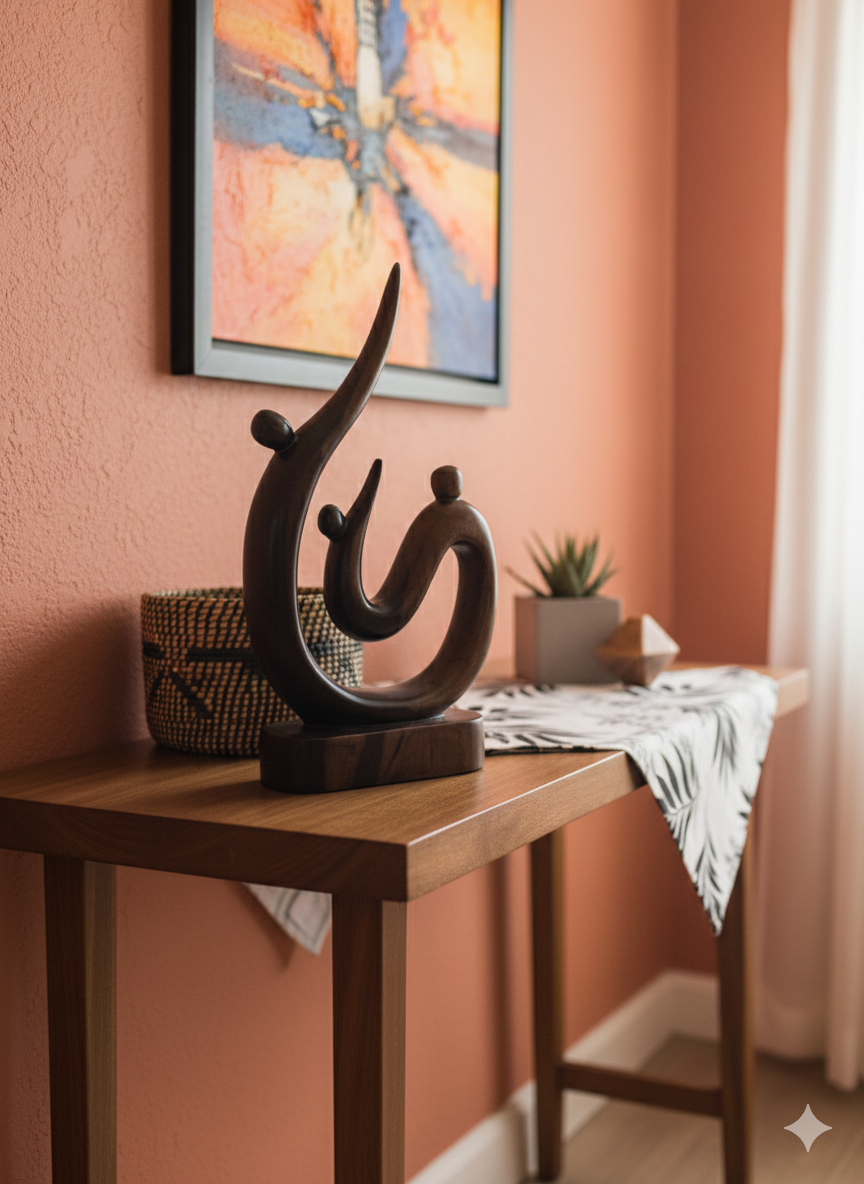 Abstract family sculpture