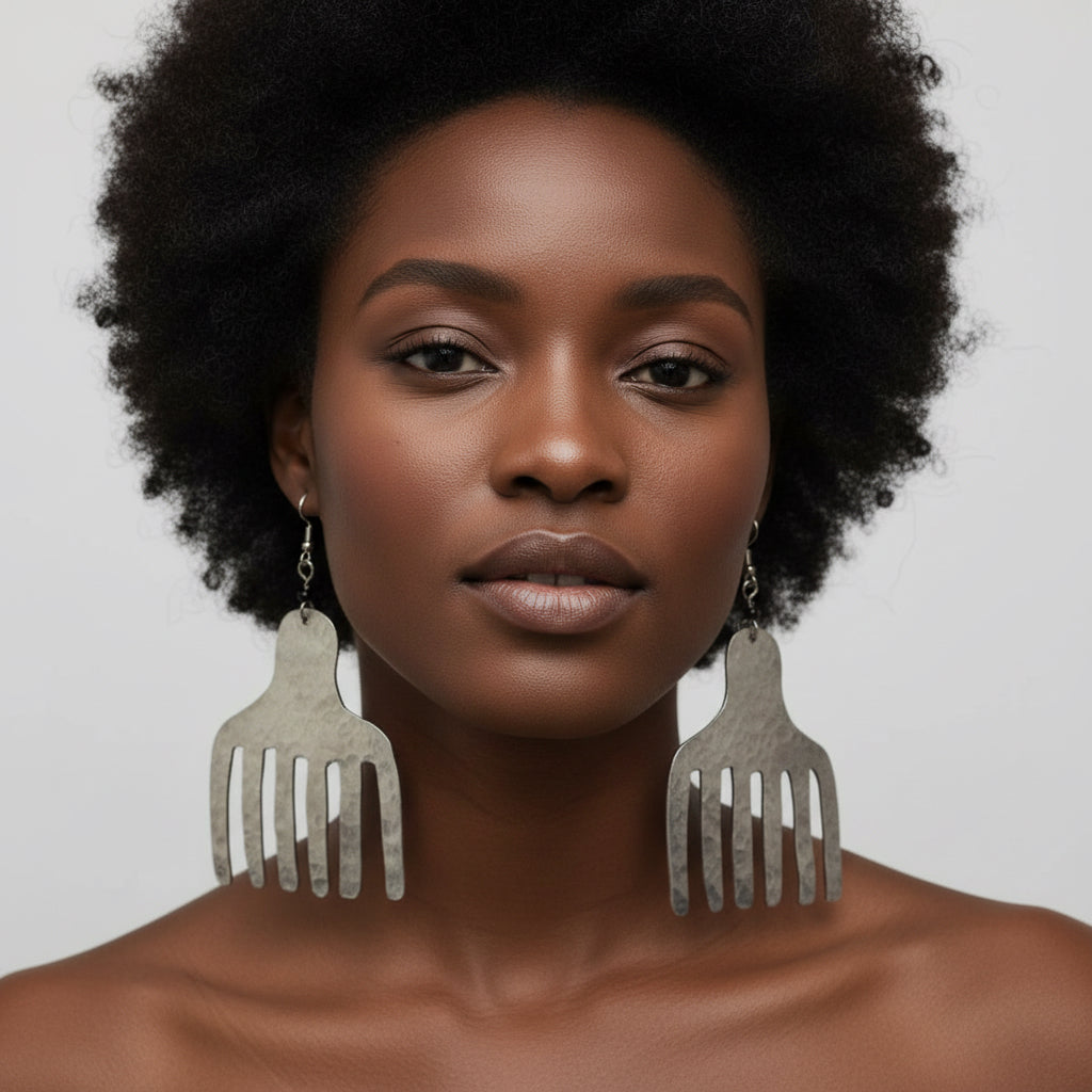 Aluminium Duafe earring