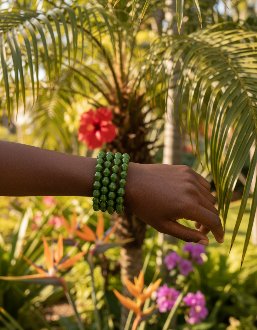 Paper Bead Wrap around bracelet