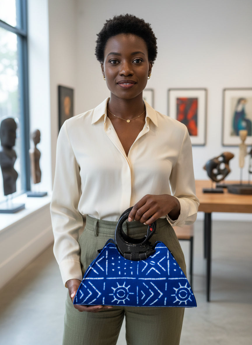 Sankofa cloth purse