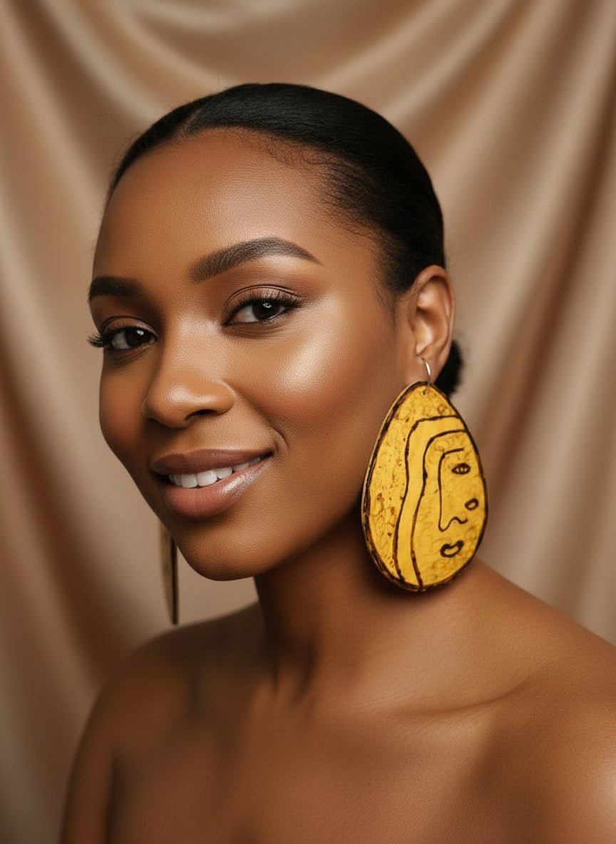 Calabash earrings