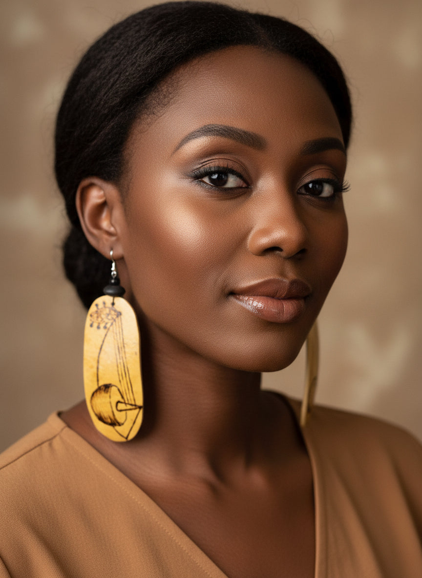 Calabash earrings